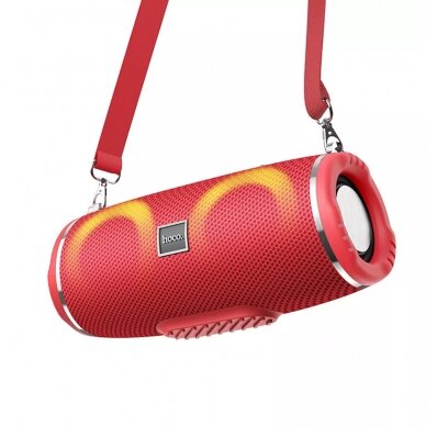 [Užsakomoji prekė] Nešiojamas Bluetooth garsiakalbis 5.0, 10W - Hoco Sports (HC12) - Raudonas 1