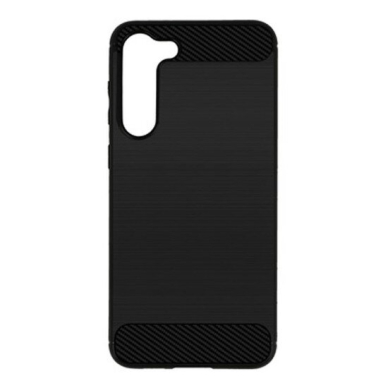 Akcija! --- PAŽEISTA PAKUOTĖ ---  Dėklas Samsung Galaxy A55 5G - Techsuit Carbon Silicone - Juodas  1