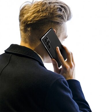 [Užsakomoji prekė] Dėklas skirtas Samsung Galaxy S23 Ultra - Dux Ducis Skin Pro - Juodas  3