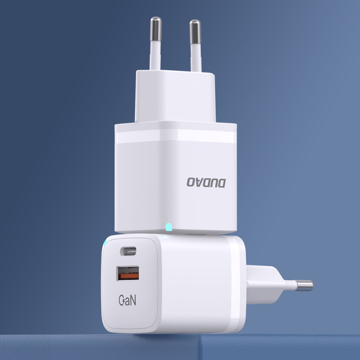 Wall charger GaN 33W PPS USB C/USB Dudao A13Pro - white 1