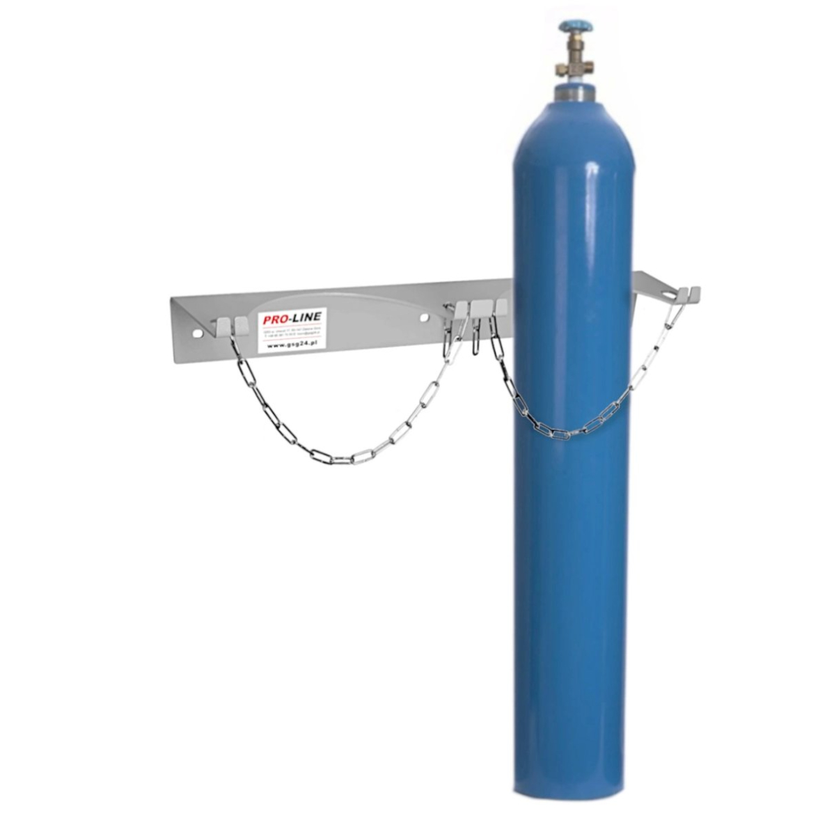 Wall Laikiklis 2 gas cylinders, max. diameter 250 mm PRO-LINE cylinders 2