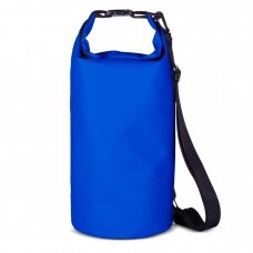 Vandeniui atsparus krepšys Waterproof PVC backpack bag 10l - tamsiai mėlynas