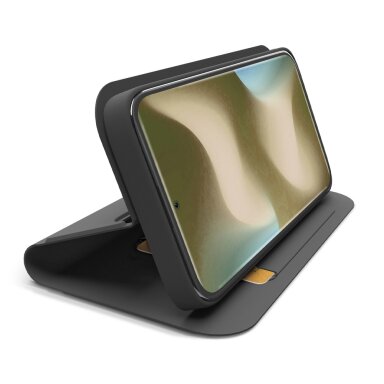 Wallet smooth for Xiaomi Redmi Note 15 Pro 4G, black Wallet smooth for Xiaomi Redmi Note 15 Pro 4G, black