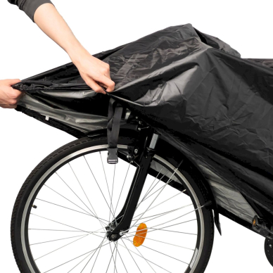 Waterproof bike cover size M - Juodas 1 Waterproof bike cover size M - Juodas 1