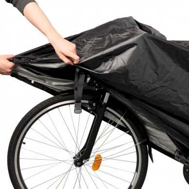 Waterproof bike cover size XL - Juodas 1 Waterproof bike cover size XL - Juodas 1