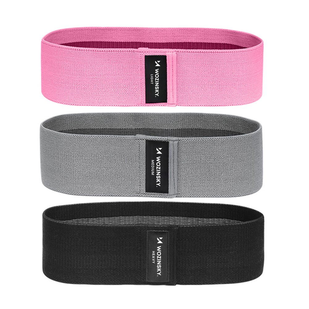 Elastinės Juostos Sportui Wozinsky 3x set Exercise Bands Resistance Loop Mini Band, Elastic Strength Training Equipment for Home Gym (WFB-01) 1 Elastinės Juostos Sportui Wozinsky 3x set Exercise Bands Resistance Loop Mini Band, Elastic Strength Training Equipment for Home Gym (WFB-01) 1