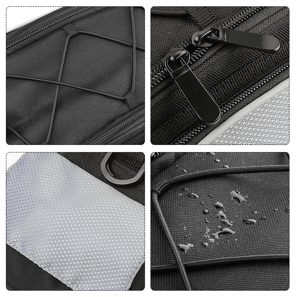 Wozinsky Bicycle Bike Pannier Bag Rear Trunk Bag With Shoulder Strap 13L Juodas (Wbb1Bk) 2 Wozinsky Bicycle Bike Pannier Bag Rear Trunk Bag With Shoulder Strap 13L Juodas (Wbb1Bk) 2