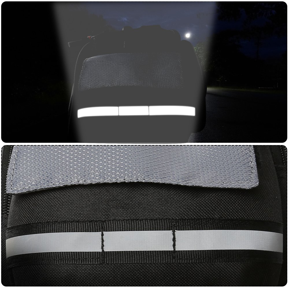 Wozinsky Bicycle Bike Pannier Bag Rear Trunk Bag With Shoulder Strap 13L Juodas (Wbb1Bk) 3 Wozinsky Bicycle Bike Pannier Bag Rear Trunk Bag With Shoulder Strap 13L Juodas (Wbb1Bk) 3