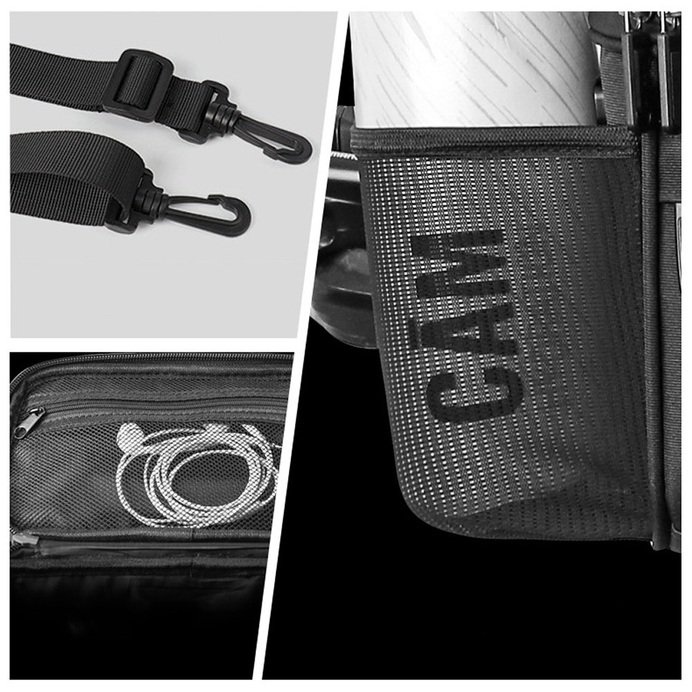 Wozinsky bicycle handlebar bag bike shoulder bag black (WBHBB-01) 6 Wozinsky bicycle handlebar bag bike shoulder bag black (WBHBB-01) 6