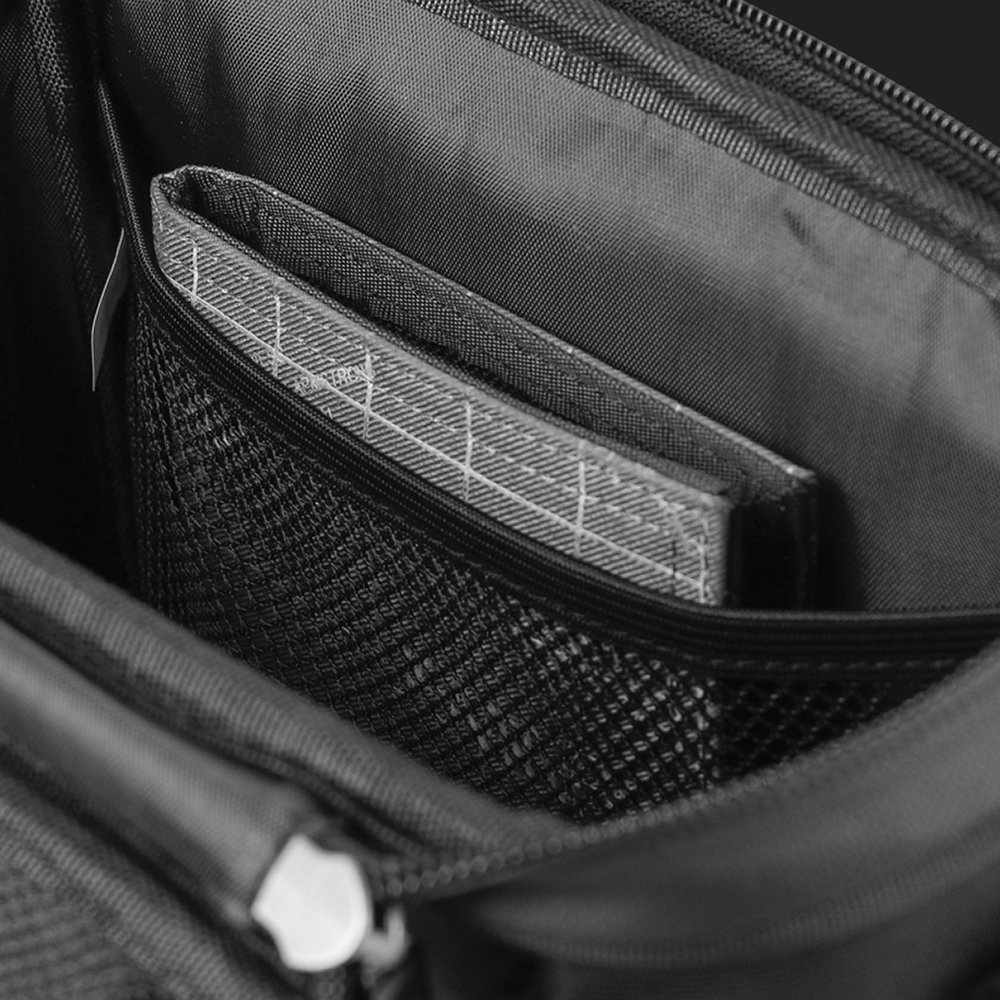 Wozinsky bicycle handlebar bag bike shoulder bag black (WBHBB-01) 7 Wozinsky bicycle handlebar bag bike shoulder bag black (WBHBB-01) 7