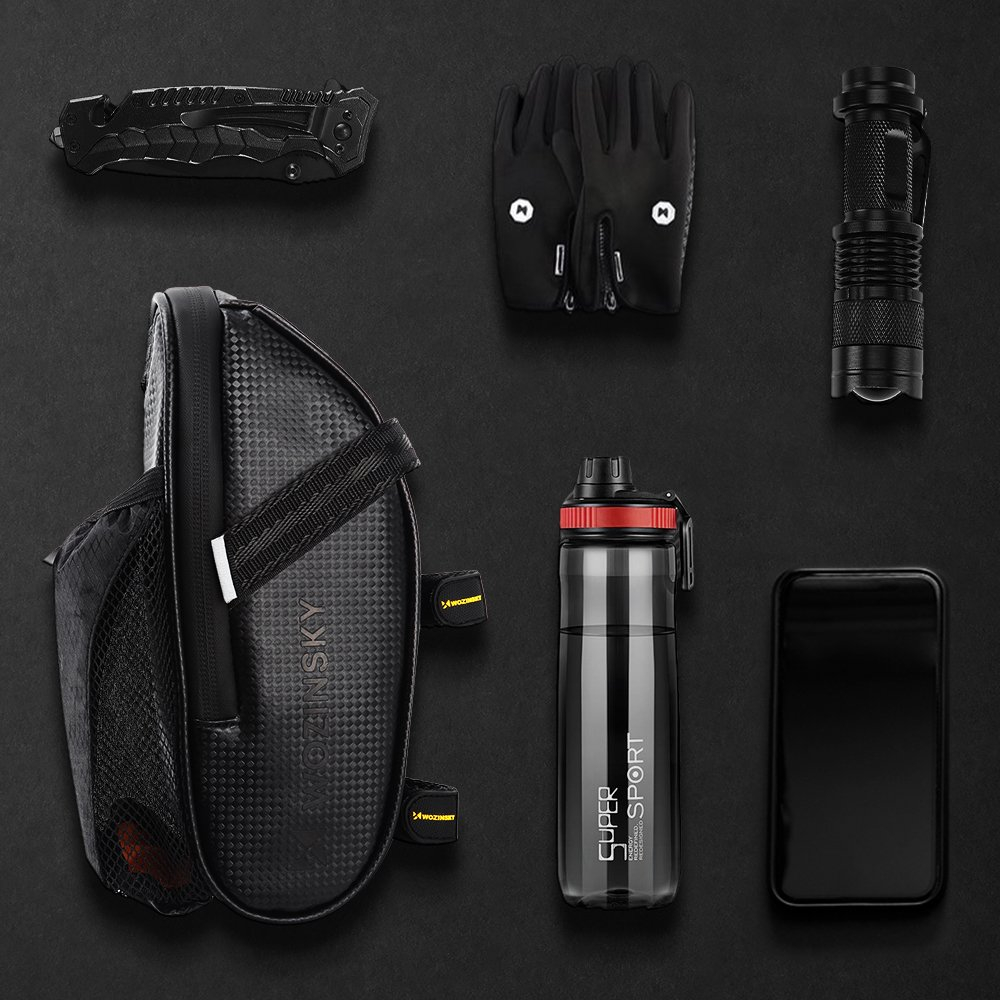 Buteliuko Laikiklis Dviračiui montuojamas po sėdyne Wozinsky bicycle under the saddle bottle bag Juodas (WBB20BK) 5 Buteliuko Laikiklis Dviračiui montuojamas po sėdyne Wozinsky bicycle under the saddle bottle bag Juodas (WBB20BK) 5