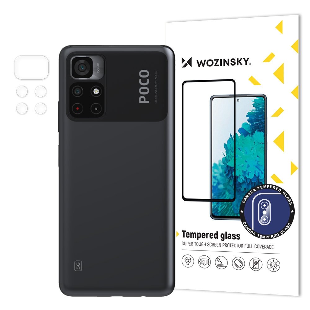 Kameros apsauga Wozinsky Camera Glass 9H Xiaomi Poco M4 Pro 5G Kameros apsauga Wozinsky Camera Glass 9H Xiaomi Poco M4 Pro 5G