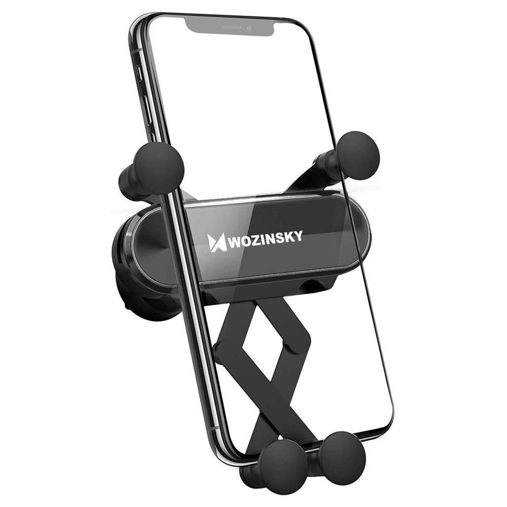 Wozinsky Gravity Car Mount Phone Holder skirta Air Outlet Black (Wch-05) 6 Wozinsky Gravity Car Mount Phone Holder skirta Air Outlet Black (Wch-05) 6