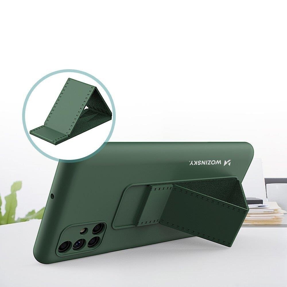 Wozinsky Kickstand Lankstaus Silikono Dėklas Su Stovu Samsung Galaxy M51 Raudonas 3 Wozinsky Kickstand Lankstaus Silikono Dėklas Su Stovu Samsung Galaxy M51 Raudonas 3
