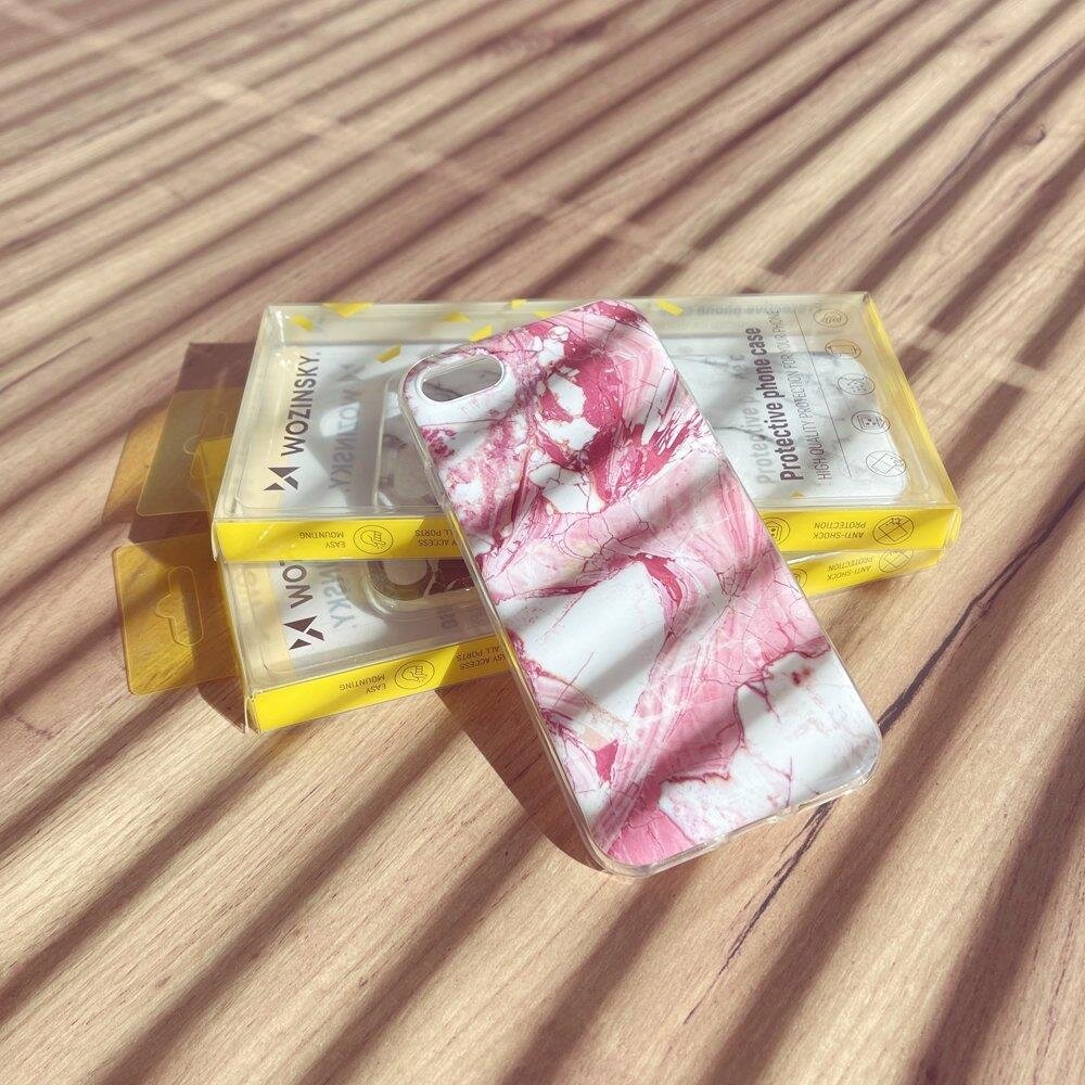 Wozinsky Marble TPU case cover for Xiaomi Mi 11i / Poco F3 pink 2 Wozinsky Marble TPU case cover for Xiaomi Mi 11i / Poco F3 pink 2