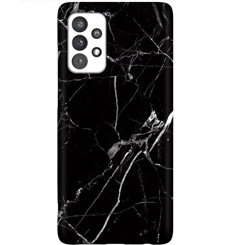 Akcija! Dėklas Wozinsky Marble TPU Samsung Galaxy A73 juodas Akcija! Dėklas Wozinsky Marble TPU Samsung Galaxy A73 juodas