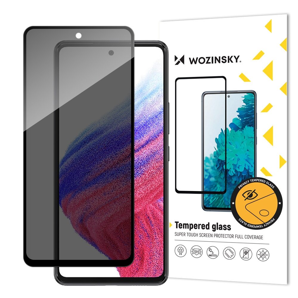 Ekrano apsauga Wozinsky Privacy Glass with Anti Spy Privacy Filter Samsung Galaxy A53 5G Ekrano apsauga Wozinsky Privacy Glass with Anti Spy Privacy Filter Samsung Galaxy A53 5G