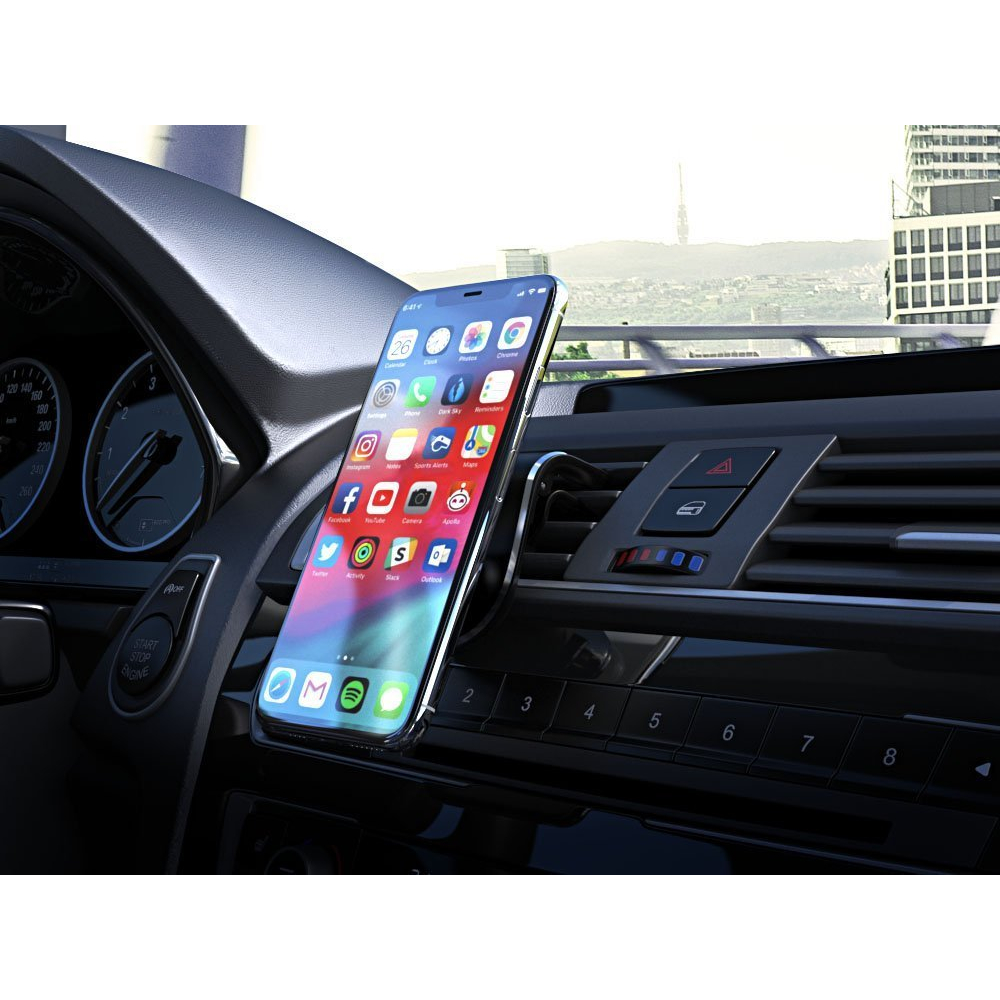 Wozinsky Universal Magnetic Car Bracket Mount Phone Holder 360 skirta Air Outlet Black (Wmh-03) 10 Wozinsky Universal Magnetic Car Bracket Mount Phone Holder 360 skirta Air Outlet Black (Wmh-03) 10