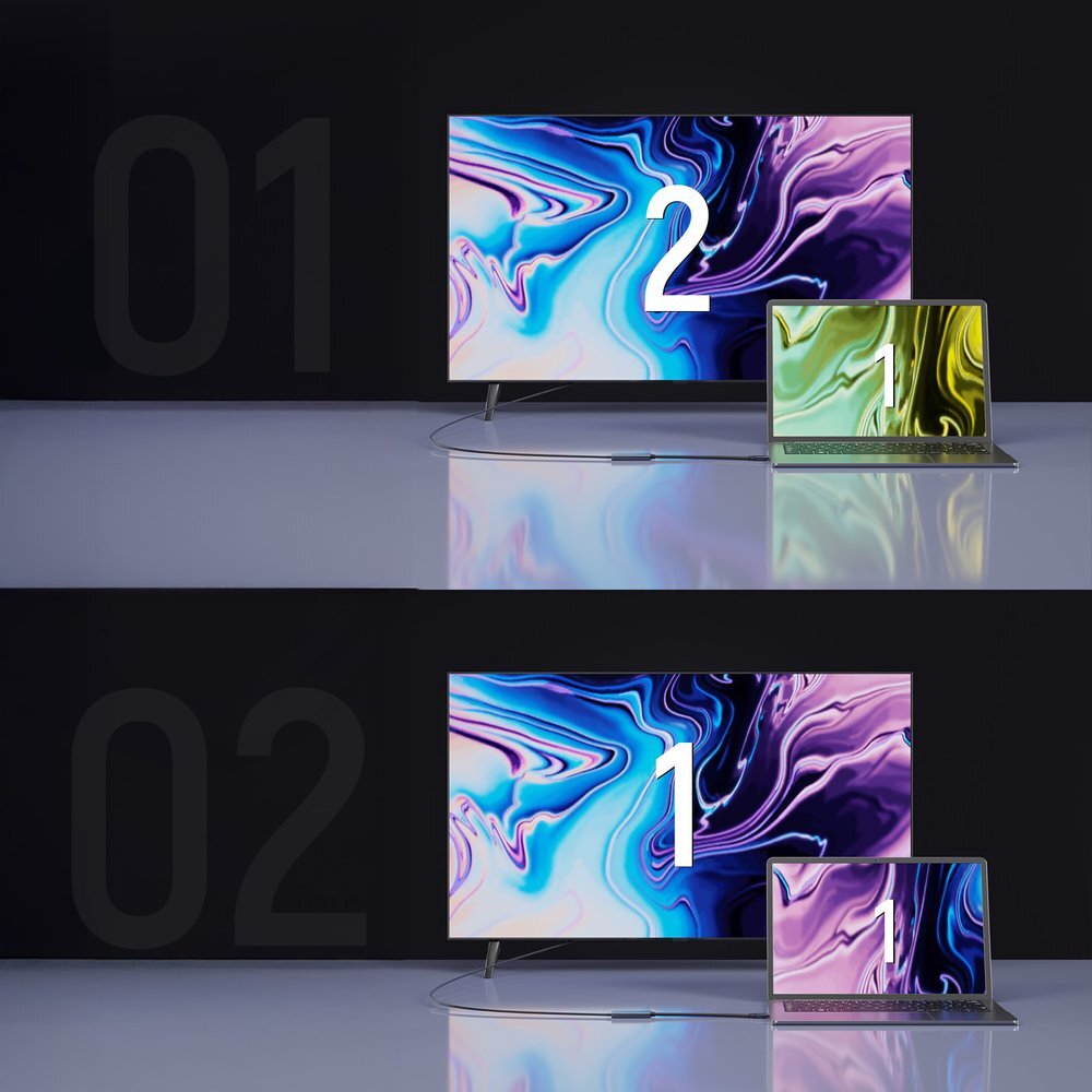 Adapteris Wozinsky WACH-01 USB-C – HDMI 4K 60Hz – juodas 5 Adapteris Wozinsky WACH-01 USB-C – HDMI 4K 60Hz – juodas 5