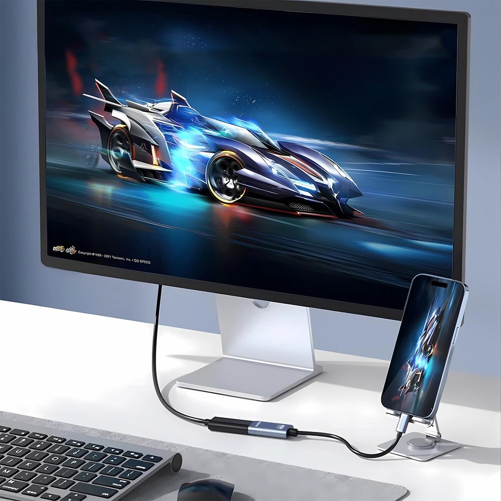 Adapteris Wozinsky WACH-01 USB-C – HDMI 4K 60Hz – juodas 9 Adapteris Wozinsky WACH-01 USB-C – HDMI 4K 60Hz – juodas 9