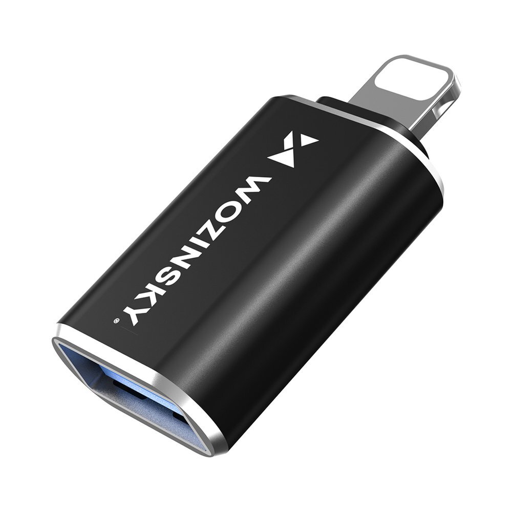 Adapteris Wozinsky WALA-01 Lightning – USB-A OTG – juodas 3