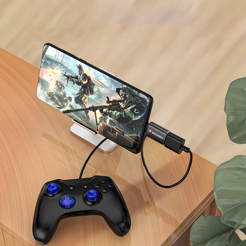 Adapteris Wozinsky WALA-01 Lightning – USB-A OTG – juodas 6