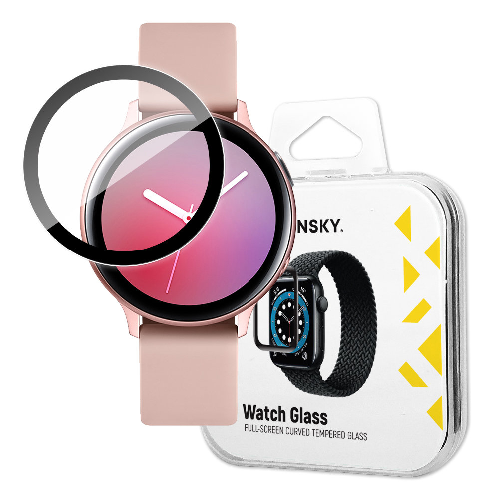 Ekrano apsauga Wozinsky Watch Glass Hybrid Samsung Galaxy Watch Active 2 44 mm Juoda Ekrano apsauga Wozinsky Watch Glass Hybrid Samsung Galaxy Watch Active 2 44 mm Juoda