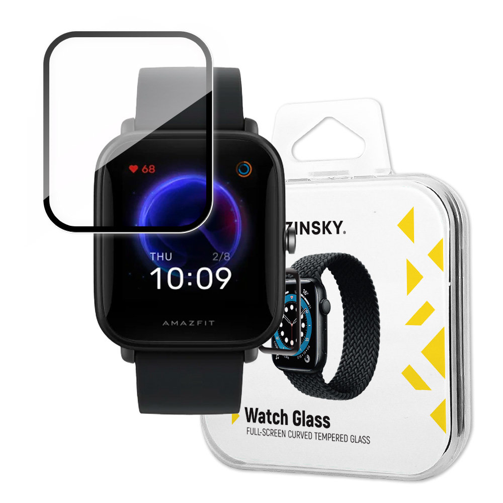 Ekrano apsauga Wozinsky Watch Glass Xiaomi Amazfit Bip U Juoda Ekrano apsauga Wozinsky Watch Glass Xiaomi Amazfit Bip U Juoda