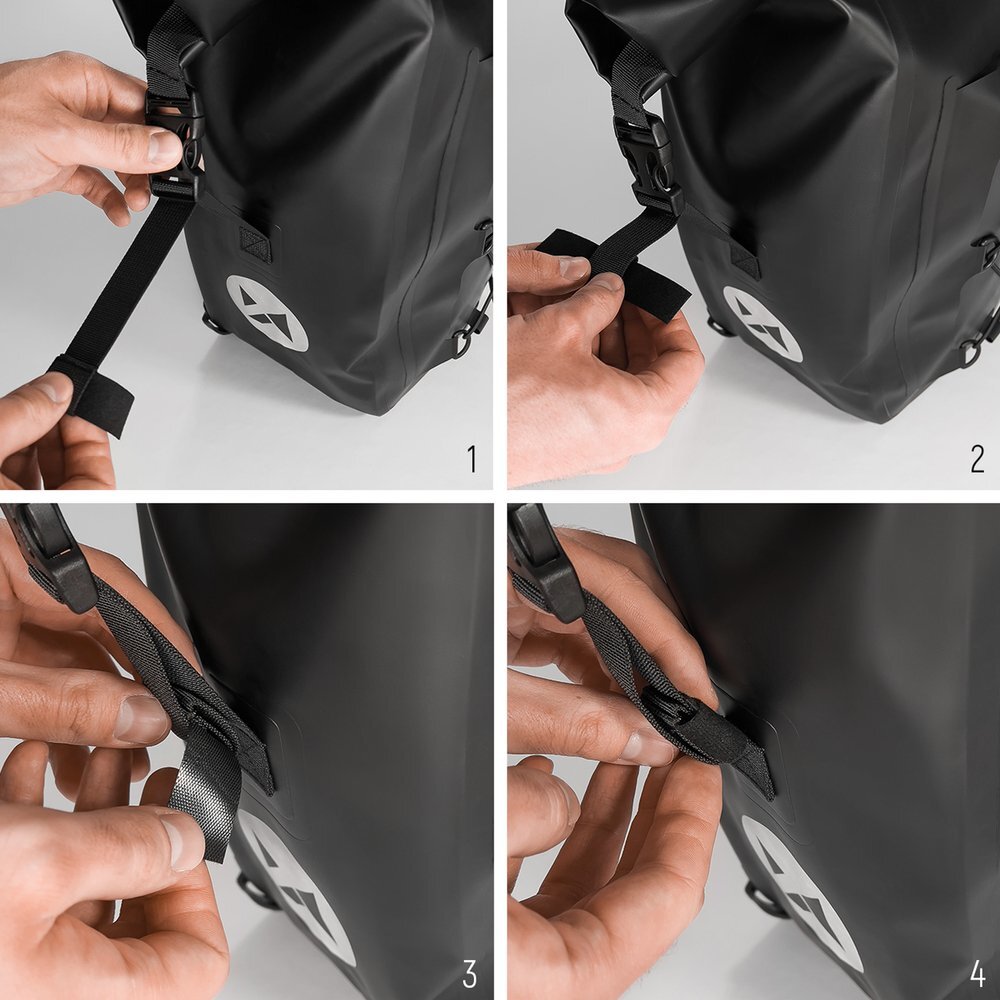 Dviračio bagažinės krepšys Wozinsky 25l, vandeniui atsparus (WBB24BK) – juodas 9 Dviračio bagažinės krepšys Wozinsky 25l, vandeniui atsparus (WBB24BK) – juodas 9