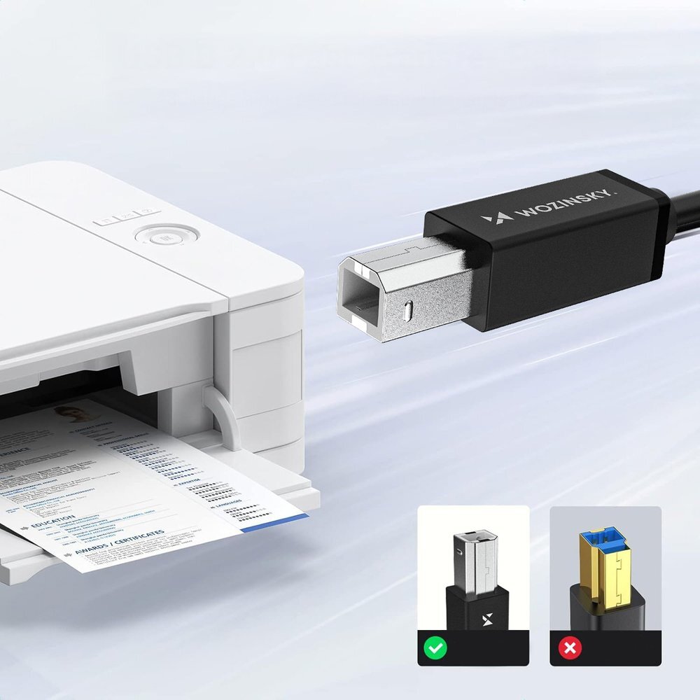 Kabelis Wozinsky WKDDY2S USB-B – USB-C 2m – juodas 8 Kabelis Wozinsky WKDDY2S USB-B – USB-C 2m – juodas 8