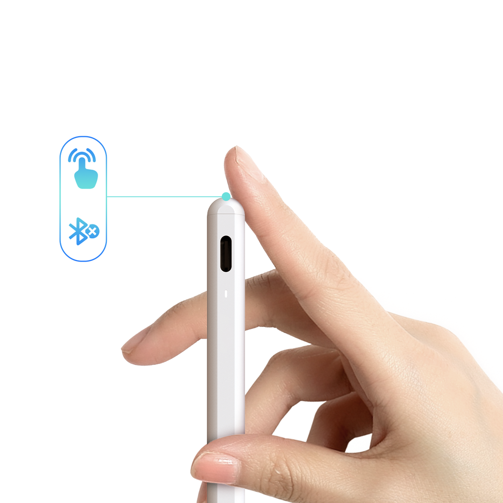 Rašiklis Wozinsky WRA-08 Stylus iPad įrenginiams su USB-C greitu įkrovimu – baltas 6 Rašiklis Wozinsky WRA-08 Stylus iPad įrenginiams su USB-C greitu įkrovimu – baltas 6