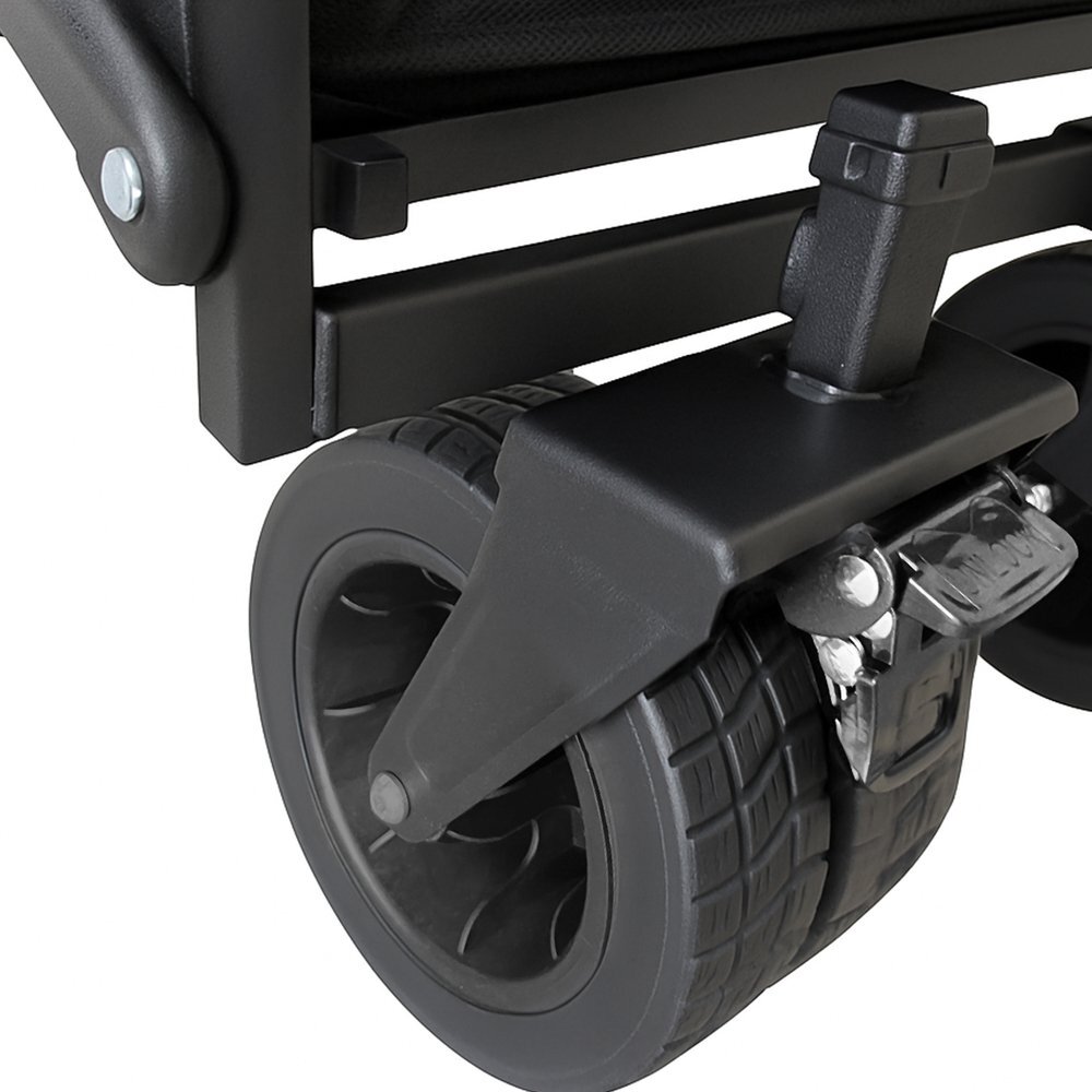 Sodo / turistinis vežimėlis Wozinsky WZP-100 su plačiais ratais iki 100 kg – juodas 9 Sodo / turistinis vežimėlis Wozinsky WZP-100 su plačiais ratais iki 100 kg – juodas 9