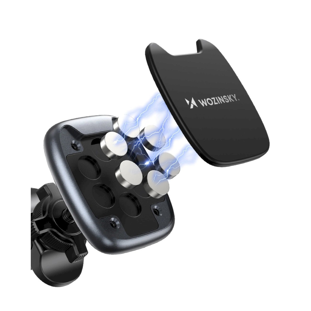 Wozinsky WUMTK magnetic Telfono laikiklis car air vent - Juodas 9 Wozinsky WUMTK magnetic Telfono laikiklis car air vent - Juodas 9