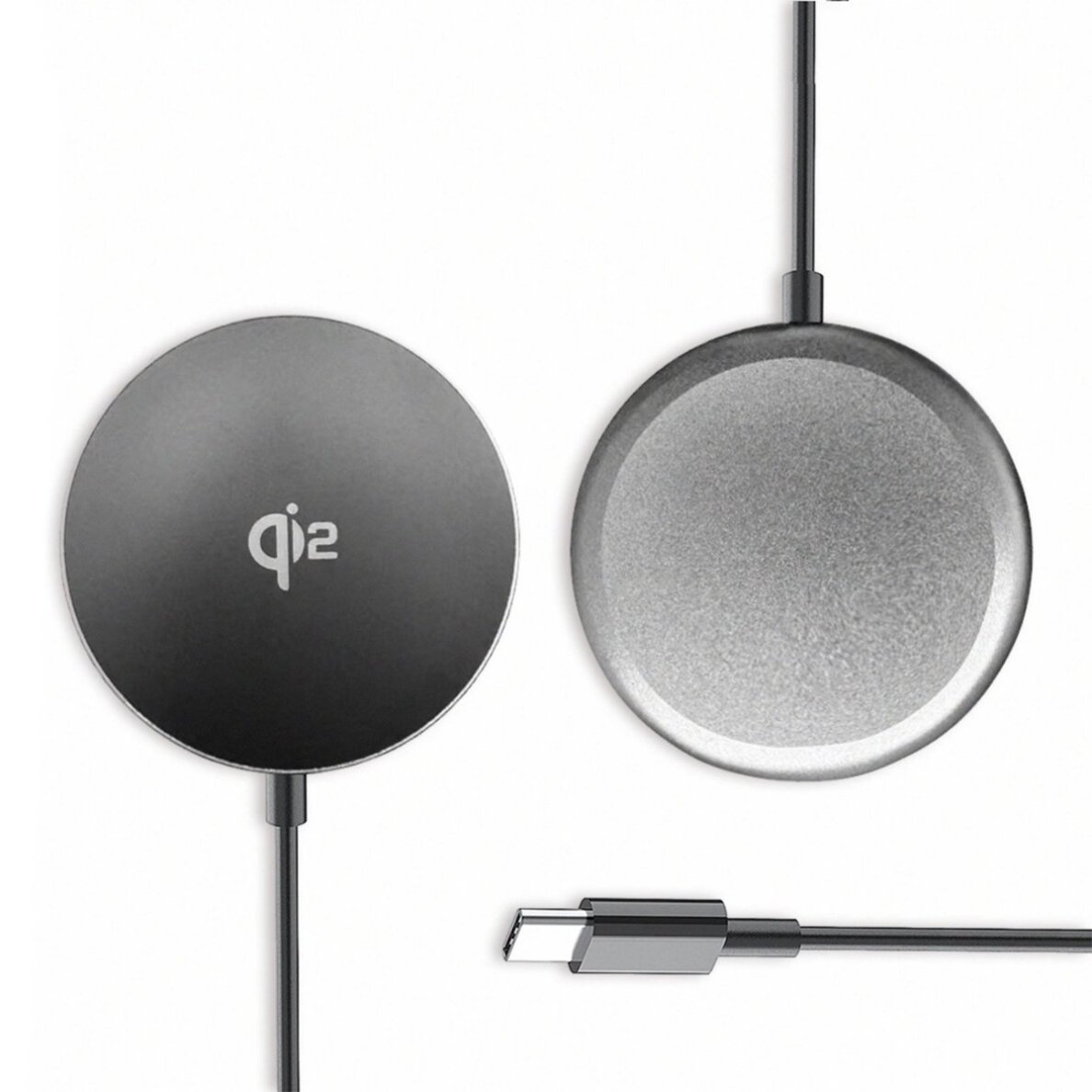 Belaidis įkroviklis Wozinsky 15W Wireless Qi2 – juodas 1