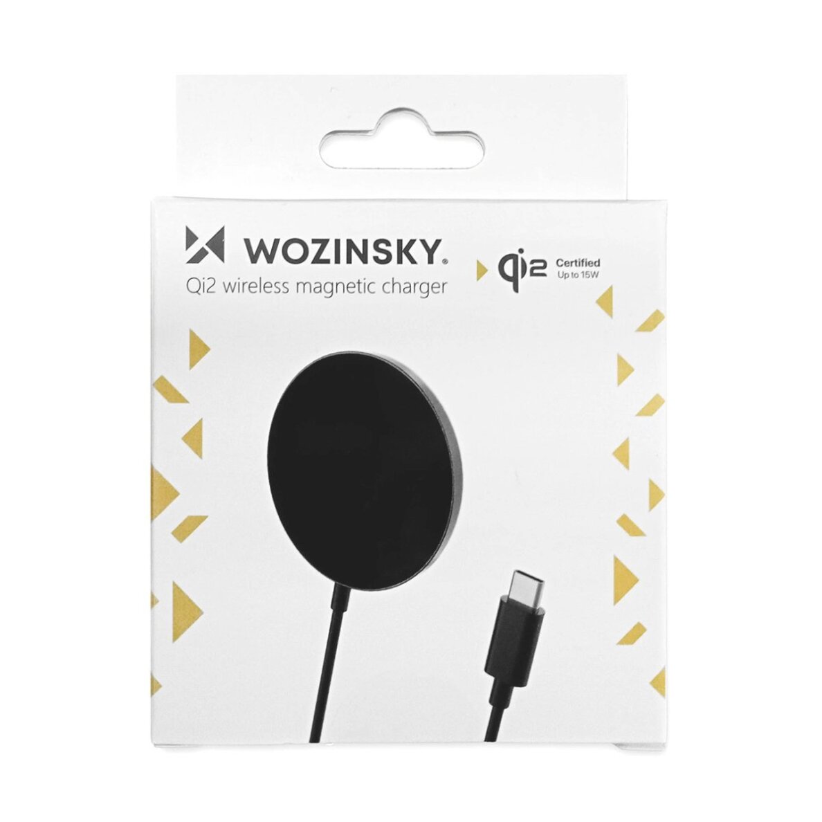 Belaidis įkroviklis Wozinsky 15W Wireless Qi2 – juodas 3