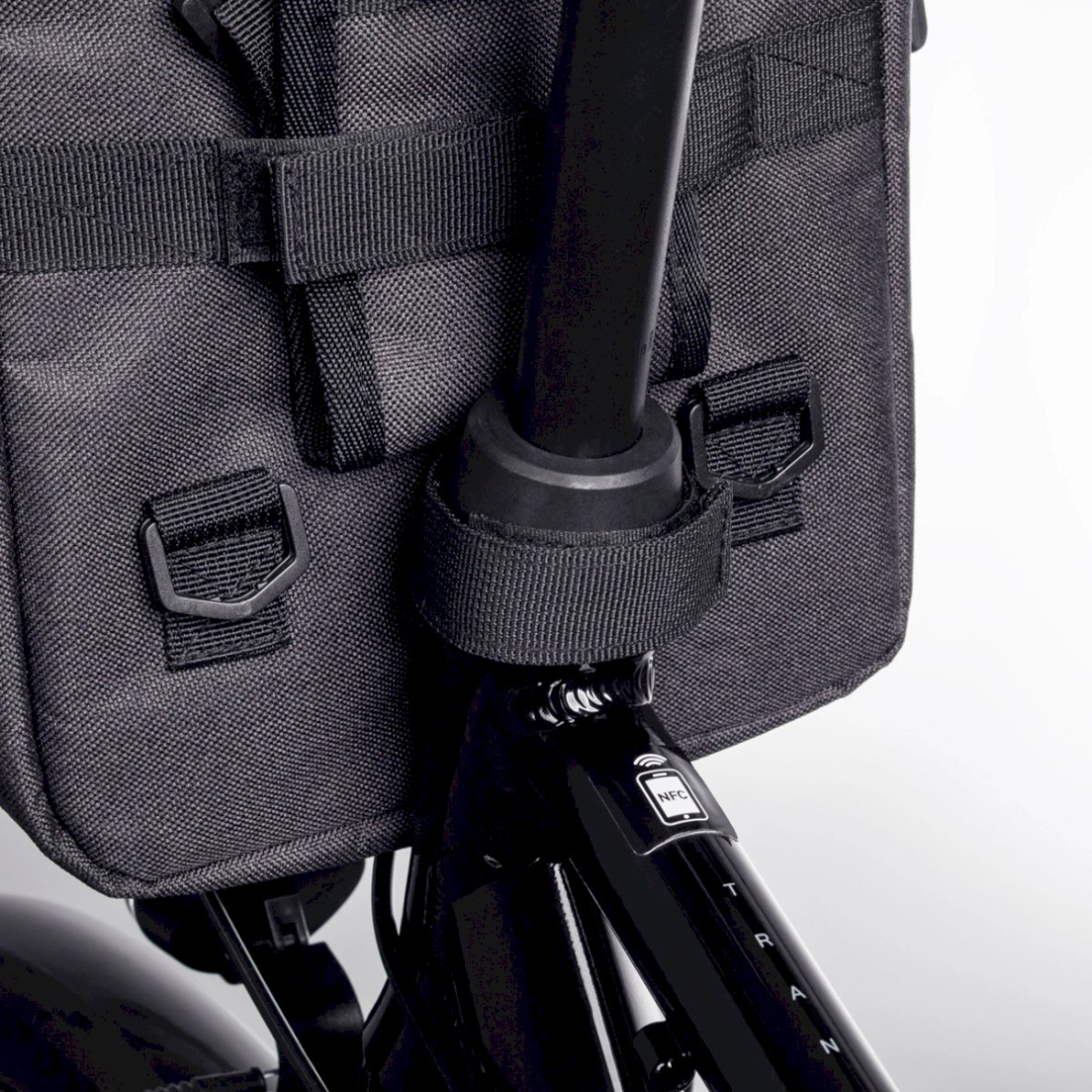 Wozinsky bicycle Krepšys handlebars - pilkas 2 Wozinsky bicycle Krepšys handlebars - pilkas 2