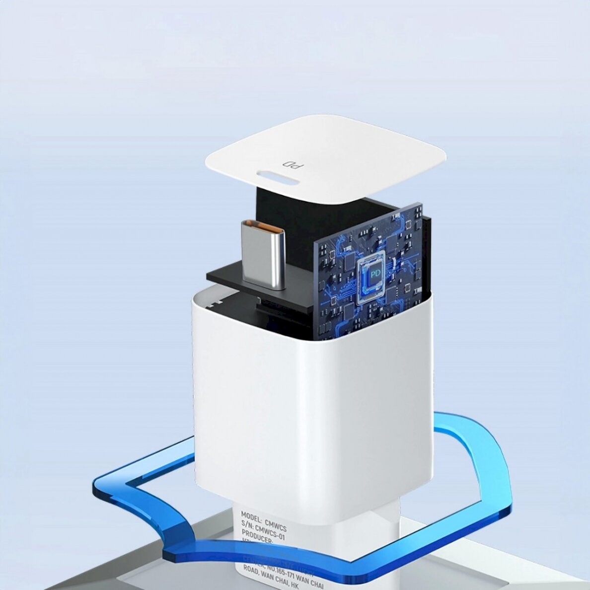 Wozinsky CMWCS USB-C PD 20W wall Įkroviklis  - baltas 8