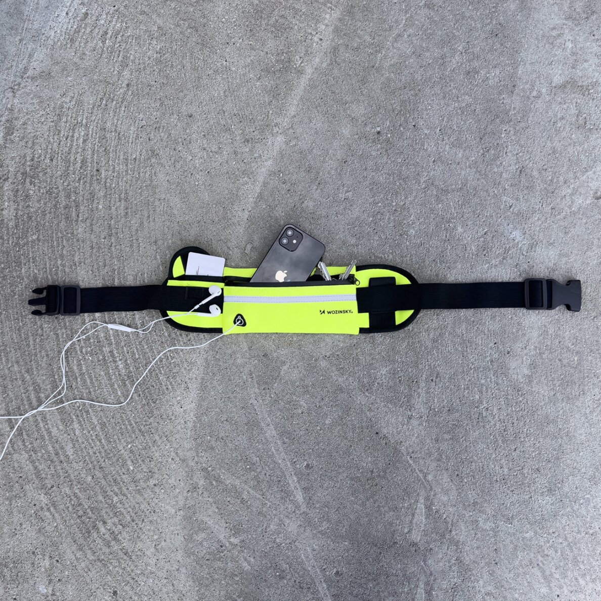 Bėgimo diržas ant juosmens Wozinsky expandable Juodas (WRBBK1) 10