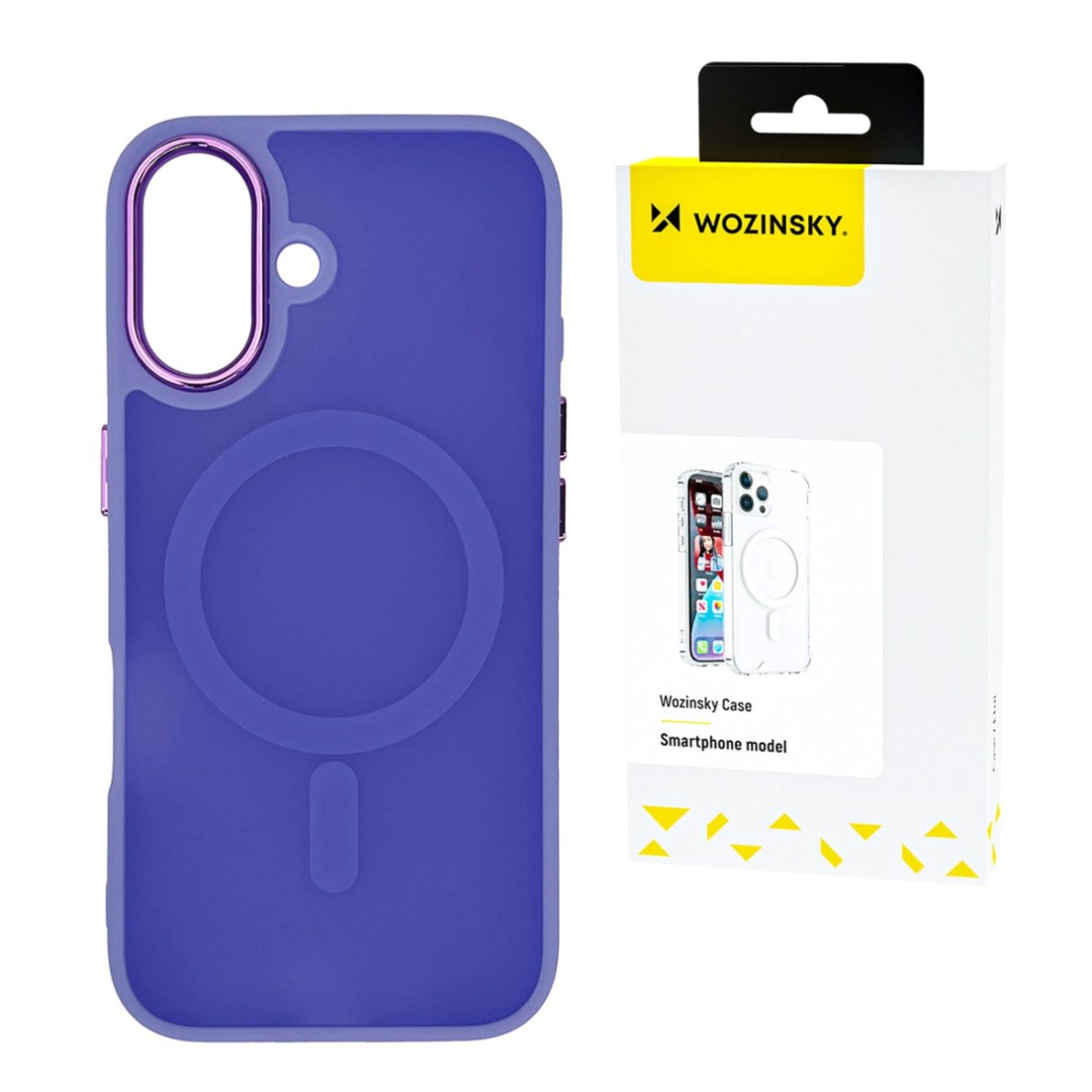 Wozinsky Fashion dėklas su MagSafe Samsung Galaxy S24 FE - violetinis