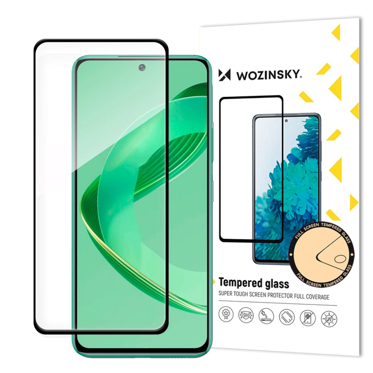 Wozinsky Full Glue tempered glass with black frame for Huawei Nova 11 SE Wozinsky Full Glue tempered glass with black frame for Huawei Nova 11 SE