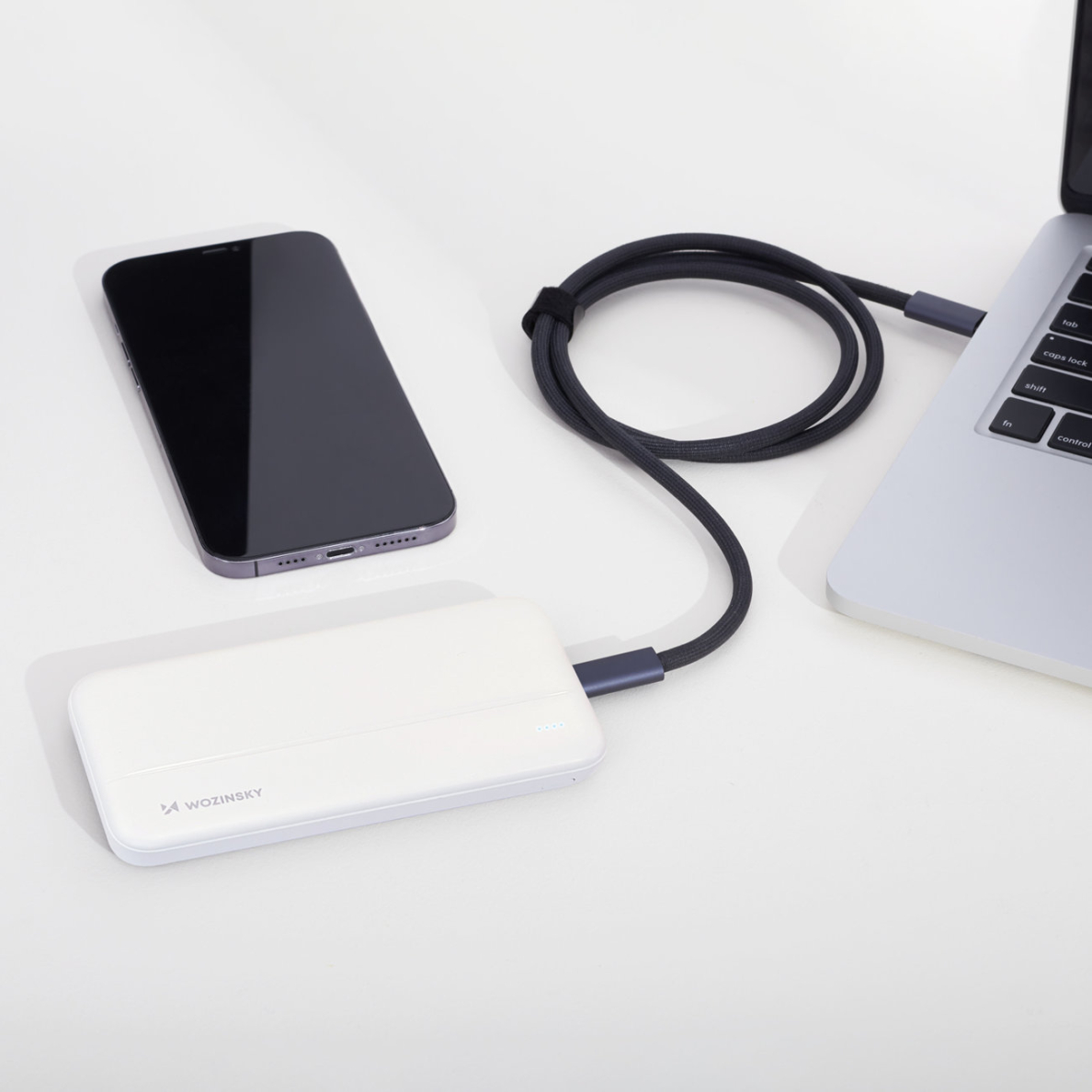 Wozinsky powerbank 10000mAh 2 x USB white (WPBWE1) 6 Wozinsky powerbank 10000mAh 2 x USB white (WPBWE1) 6