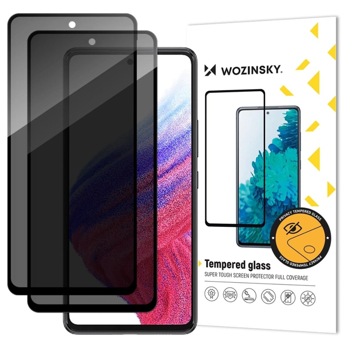 Xiaomi Redmi Note 14S Wozinsky Privacy Glass grūdintas stiklas, 2 vnt.