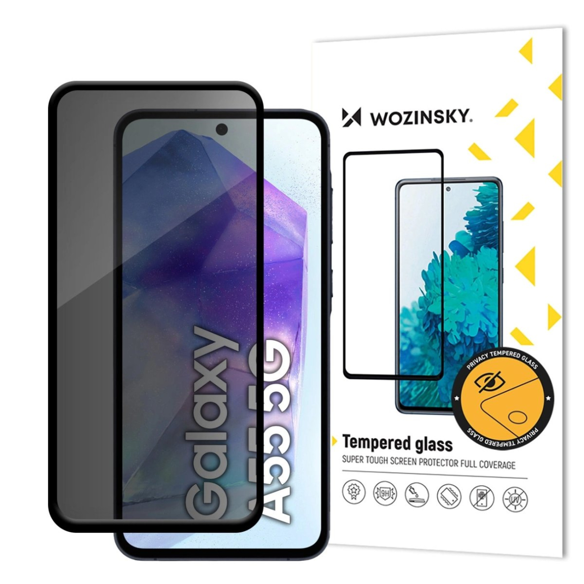 Samsung Galaxy S25 Ultra Wozinsky Privacy Glass grūdintas stiklas su Anti-Spy filtru