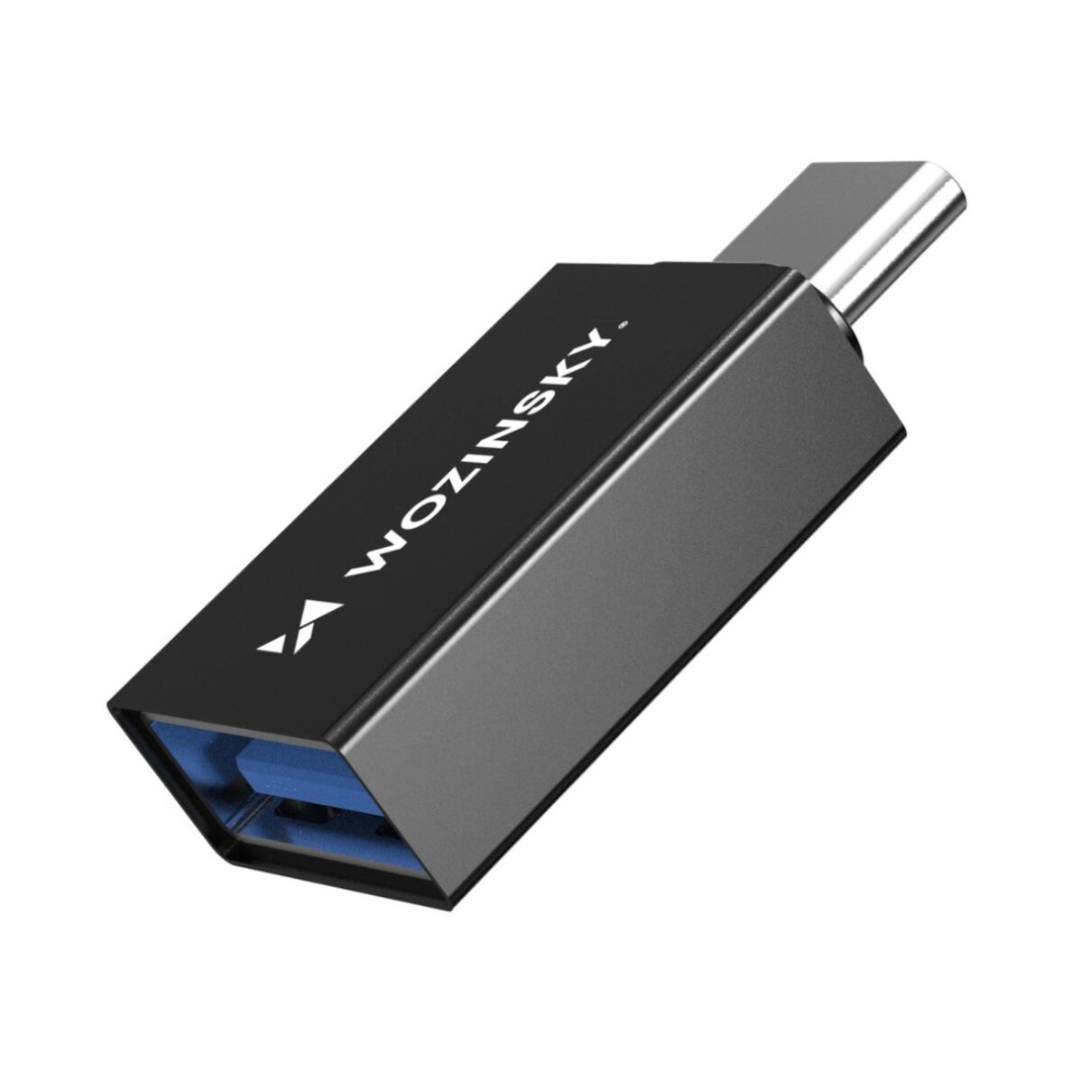 Adapteris Wozinsky W10GY1S USB-C – USB-A 3.2 10Gb/s – juodas 3