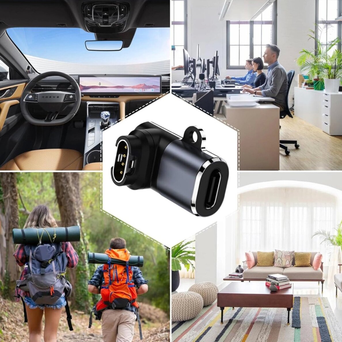 Adapteris Wozinsky WAYGS1 USB-C Garmin išmaniajam laikrodžiui – pilkas 5 Adapteris Wozinsky WAYGS1 USB-C Garmin išmaniajam laikrodžiui – pilkas 5