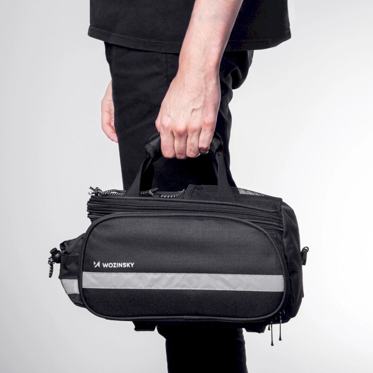 Wozinsky WBB36BK 27L bicycle Krepšys - Juodas 5