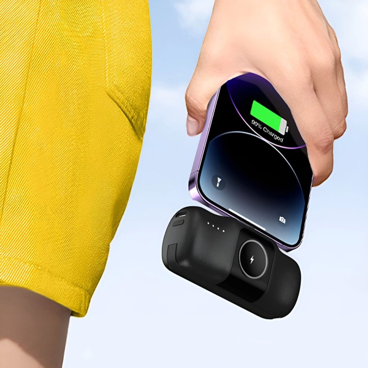 Išorinė baterija Wozinsky WF16-YCS 5000mAh 15W USB-C Mini su integruotu USB-C laidu ir Apple Watch įkrovikliu – juoda 11 Išorinė baterija Wozinsky WF16-YCS 5000mAh 15W USB-C Mini su integruotu USB-C laidu ir Apple Watch įkrovikliu – juoda 11