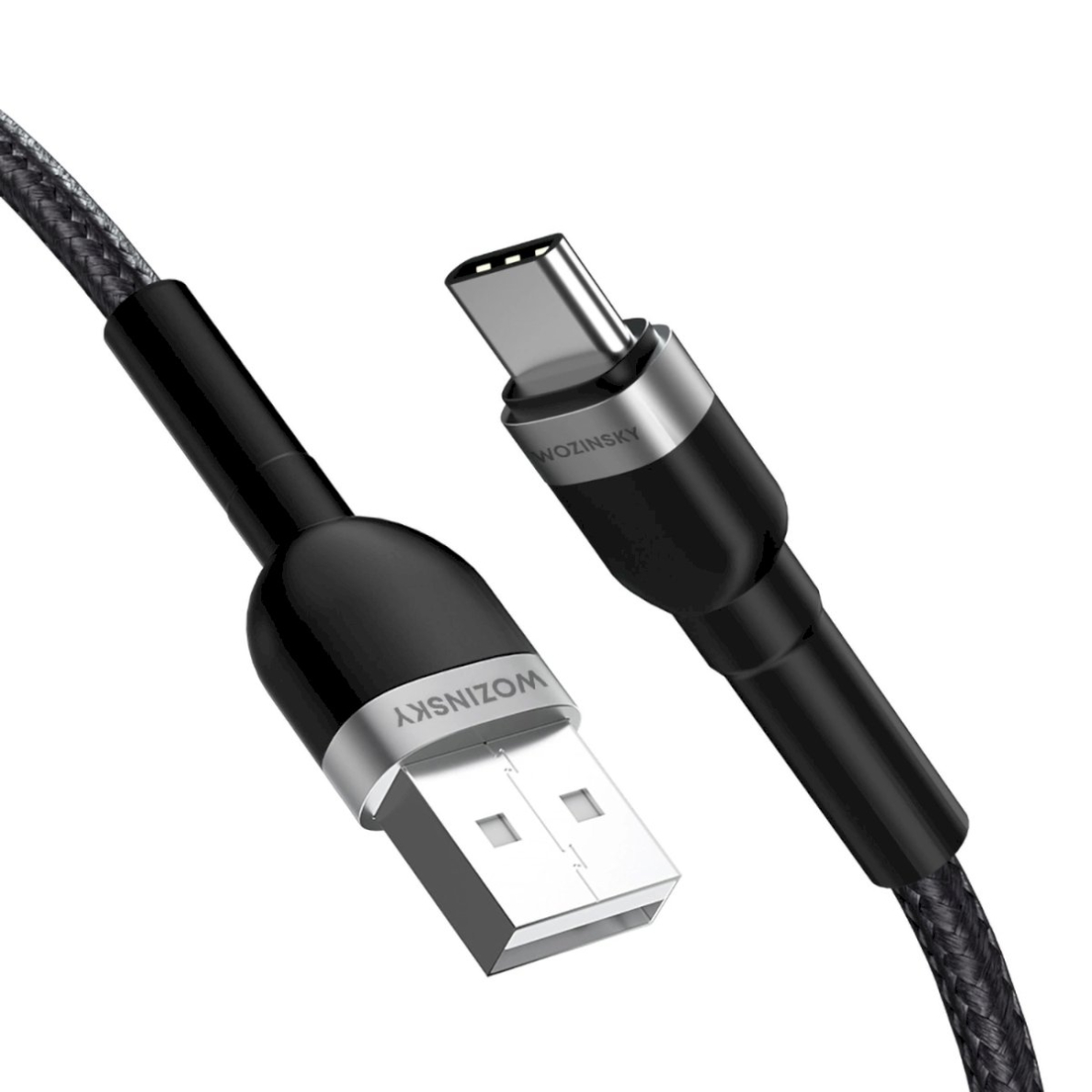 Wozinsky WNBAC2 USB-A / USB-C 2.4A Kabelis 2 m - Juodas 1 Wozinsky WNBAC2 USB-A / USB-C 2.4A Kabelis 2 m - Juodas 1