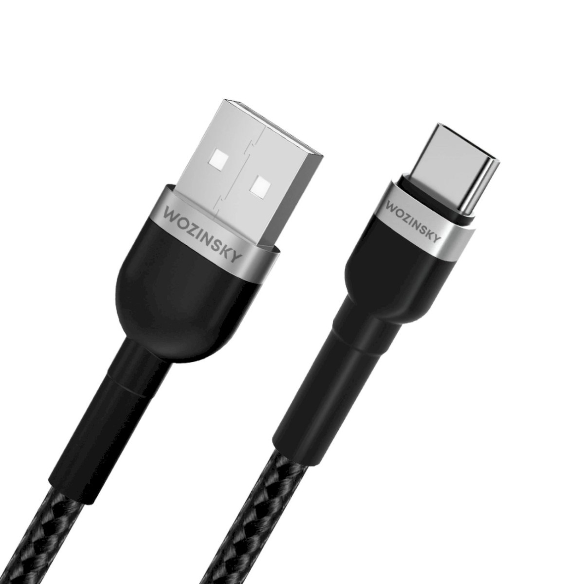 Wozinsky WNBAC2 USB-A / USB-C 2.4A Kabelis 2 m - Juodas 3 Wozinsky WNBAC2 USB-A / USB-C 2.4A Kabelis 2 m - Juodas 3