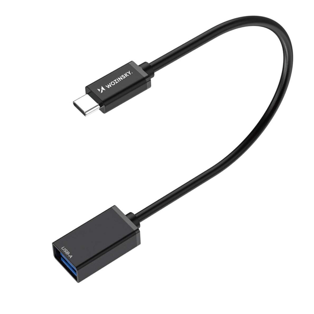 Adapteris Wozinsky WOTGY1S USB-C 3.0 (male) – USB-A 3.0 (female) OTG – juodas 1 Adapteris Wozinsky WOTGY1S USB-C 3.0 (male) – USB-A 3.0 (female) OTG – juodas 1